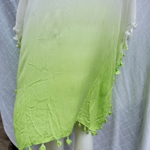 Plus Size Fringed Swimsuit Cover up 1X -:3X - Picture 5 of 12